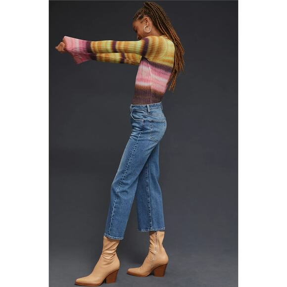 NWT Edwin Marli High-Rise Crop Jeans - 30 waist - Picture 1 of 5